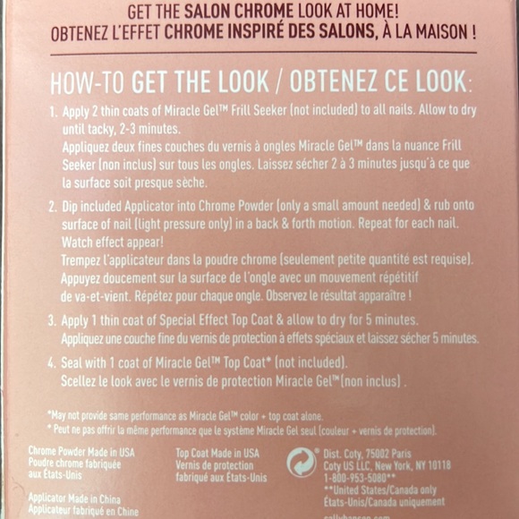 Salon ✨Chrome✨ Rose ✨Gold✨💅Kit NWT - Picture 3 of 4